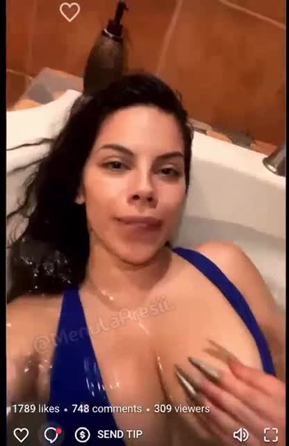 Lizbeth Rodriguez Daily leak 5 “Live in bathtub” 0nlyfans HD
