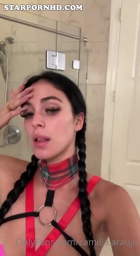 Camilla Araujo Bath Big BOOBS – Naked Video