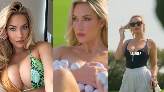 Paige Spiranac Show off Perfect BOOBS !!!