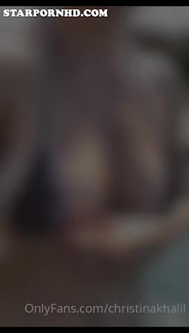 Christina Khalil Nude Show BOOBS/PUSSY outside !!!