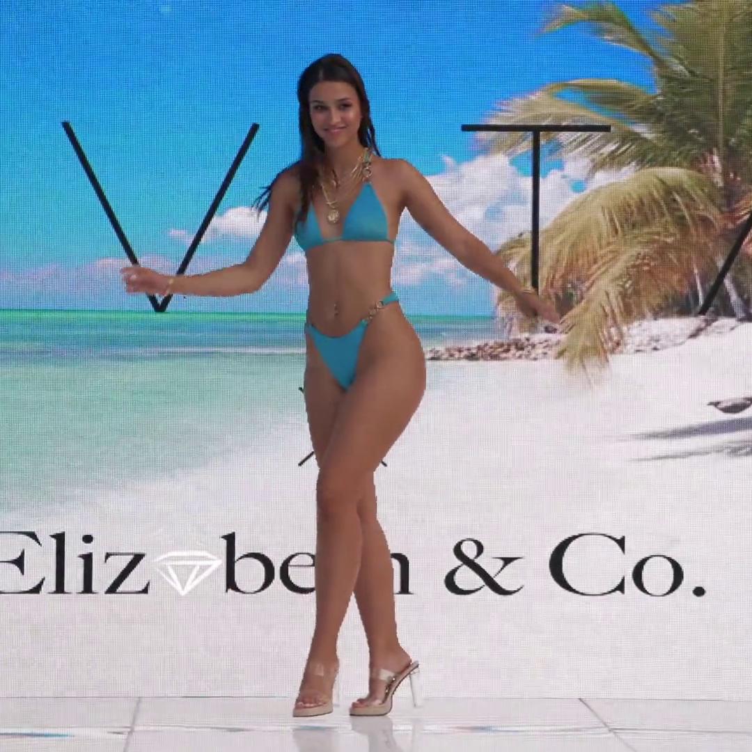 Mikaela Lafuente Bikini Try On in Slow Motion