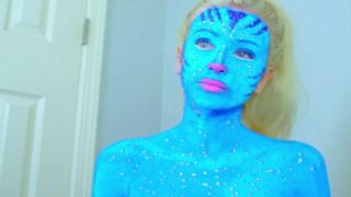 MSFIIIRE Nude Cosplay Avatar body painting 18+