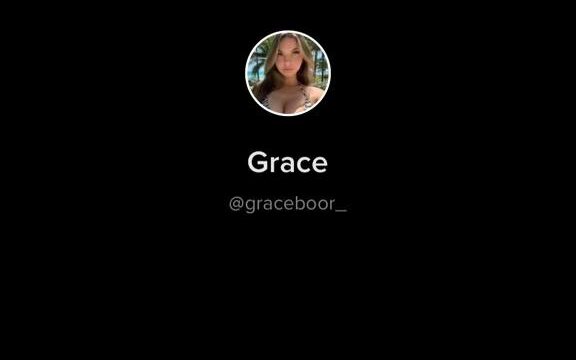 Grace Boor Black Bikini Tiktok Video