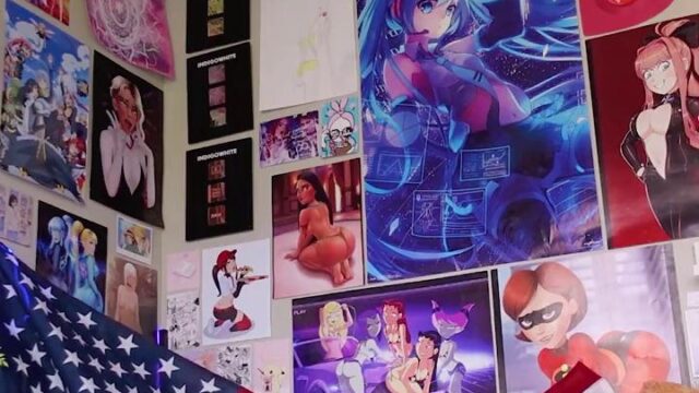 Indigo White Nude FemboyGirl Dance Video