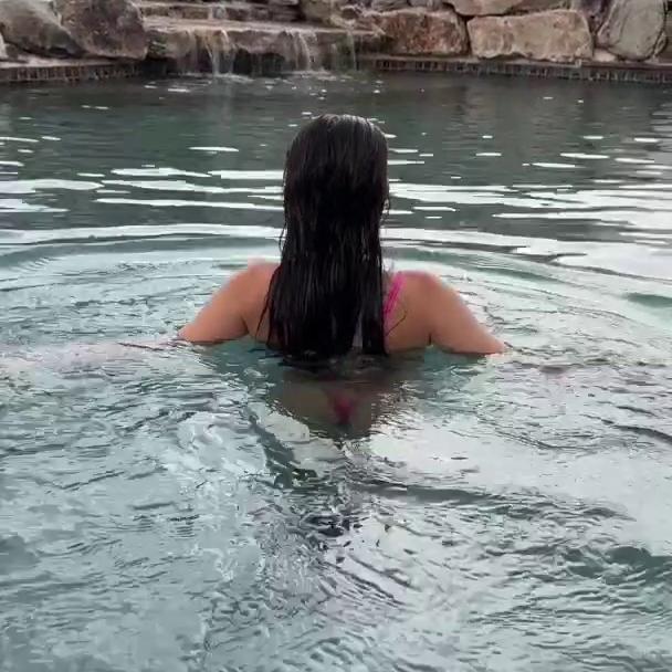 Christina Khalil Nude SWIMMING PooL PPV Video Leaked