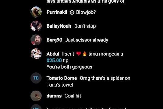 Tana Mongeau Nude Lesbain Boobs Play Livestream Video Leaked