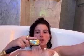 LaSirena69 Nude Bath Nipple Tease Onlyfans Video Leaked