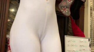 Christina Khalil Wet Suit Shower Vibrator Livestream Video
