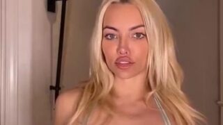 Lindsey Pelas Lingerie Try On Haul Video