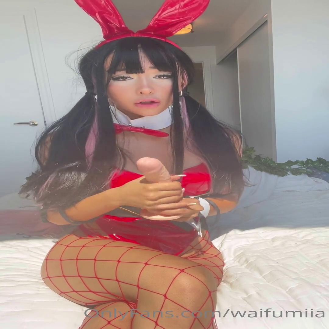 Waifumiia Bunny Girl Cosplay Joi Dildo Play Porn Video